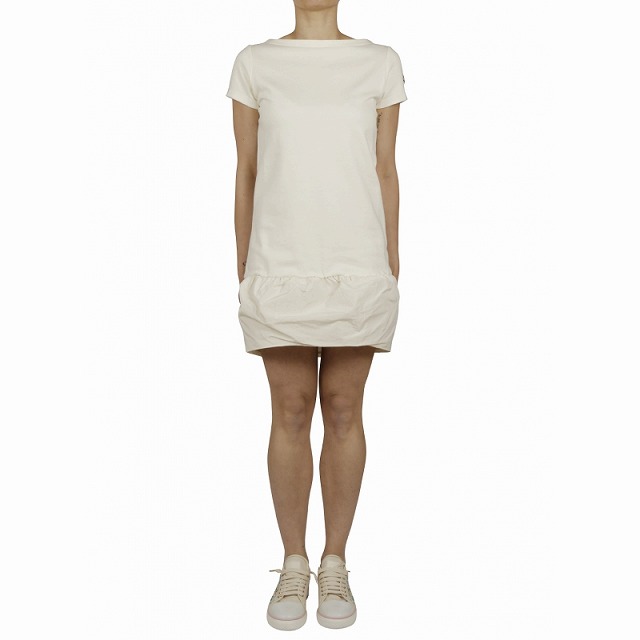 Moncler モンクレール フリル付きスウェットワンピース チュニック スエットドレス 034 ホワイト系 白 レディース 16年春夏s S16ss 0の通販はau Pay マーケット ミッケ