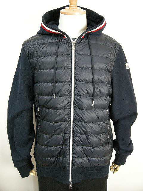 Moncler モンクレール スウェット切替ダウンパーカー メンズ 18春夏18ss スウェットパーカー スエット トレーナー スウェットダウンの通販はau Pay マーケット ミッケ