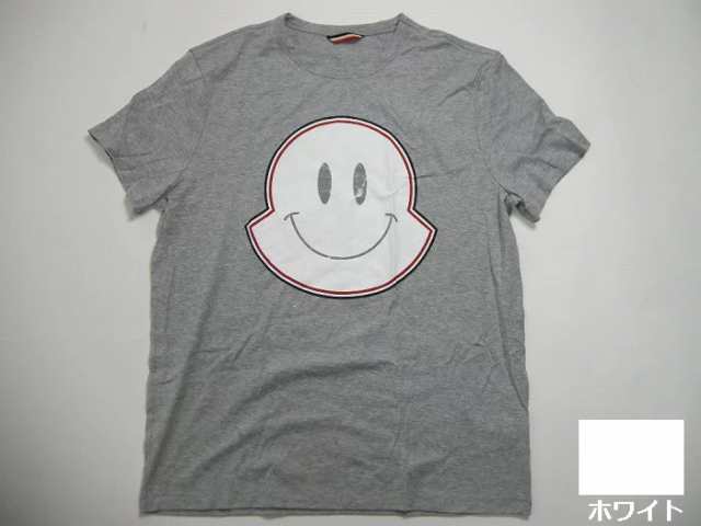 Moncler モンクレール ニコちゃんロゴtシャツ にこちゃん スマイルマーク Smile Tee メンズ 18春夏18ss 半袖984 グレー 034 ホワイトの通販はau Pay マーケット ミッケ