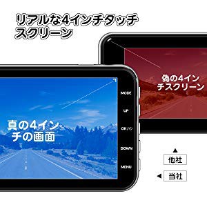 送料無料 新品 Dmyco ドライブレコーダー 前後カメラ 4インチタッチパネル 1080ｐ 高画質 170 画角 前後同時録画 駐車監視 Gセンサの通販はau Pay マーケット アレイズ店