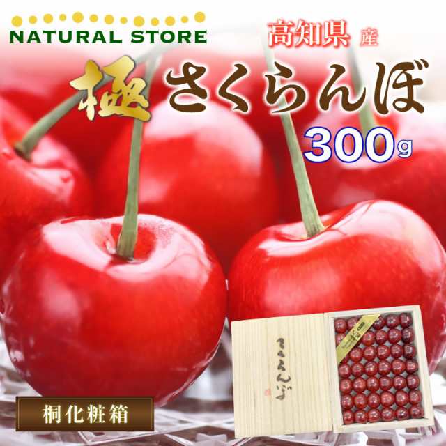 極さくらんぼ 極み 約300g 桐化粧箱 高知県産 正光錦 佐藤錦ほか さくらんぼ 高級品 ギフト 贈り物に最適です ご贈答用 順次発送 の通販はau Pay マーケット ナチュラルストア