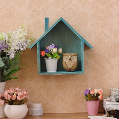 ウォールシェルフ 北欧 おうち 木製 かわいい 壁 収納 インテリア ホワイト ピンク イエロー ブルー ブラウンの通販はau Pay マーケット Coloring Life