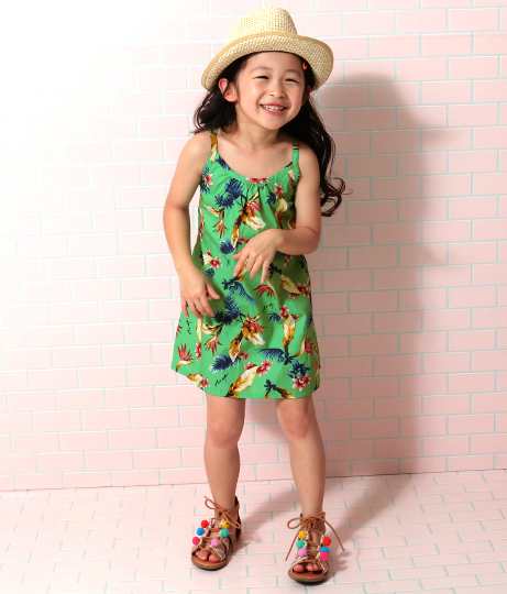 70 Off アロハ柄ワンピース アナップキッズ Anap Kids キッズ ワンピース キッズ女の子 子供服 緑 赤 グリーン レッド 夏物 春夏 Ssの通販はau Pay マーケット Anap Au Pay マーケット店