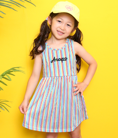 70 Off バックハートストライプワンピース Anap Kids アナップキッズ タンクトップ ワンピース キッズ タンクワンピース ミニワンピの通販はau Pay マーケット Anap Au Pay マーケット店