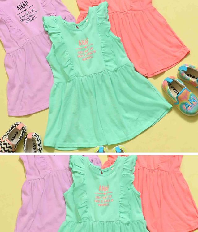 50 Off フリルワンピース アナップキッズ Anap Kids キッズ ワンピース キッズ女の子 子供服 桃 緑 紫 サーモンピンク ミント ラベの通販はau Pay マーケット Anap Au Pay マーケット店