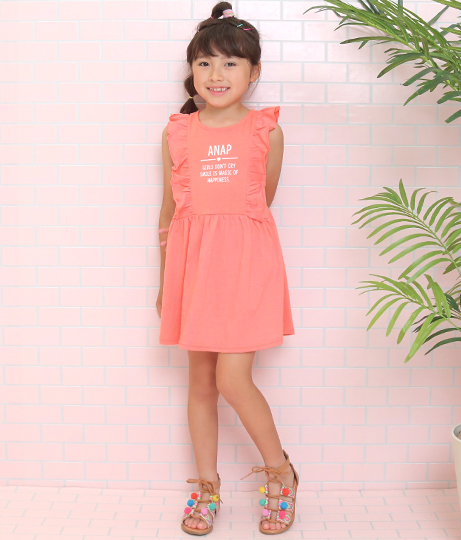 70 Off フリルワンピース アナップキッズ Anap Kids キッズ ワンピース キッズ女の子 子供服 桃 緑 紫 サーモンピンク ミント ラベの通販はau Pay マーケット Anap Au Pay マーケット店