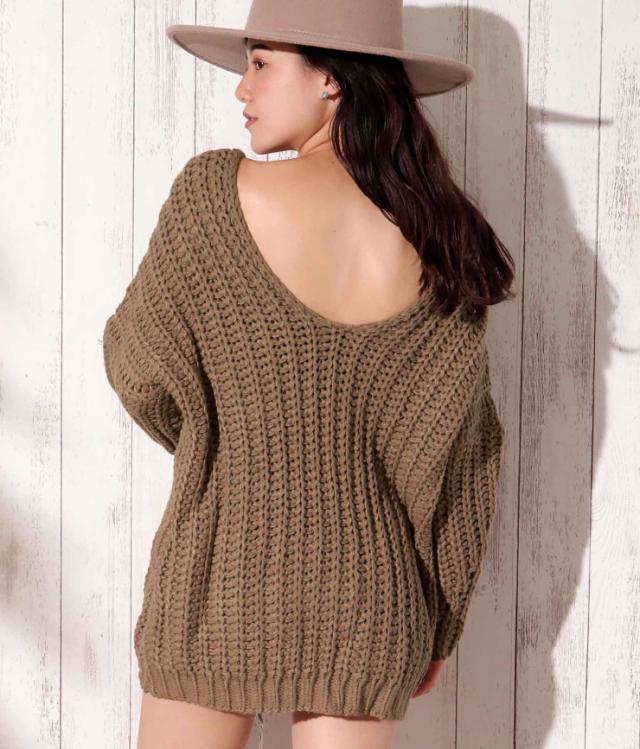 60 Off 両vざっくりニットトップス アナップ アナップミンピ Anap Mimpi レディース トップス 白 茶 青 アイボリー ブラウン ライトの通販はau Pay マーケット Anap Au Pay マーケット店