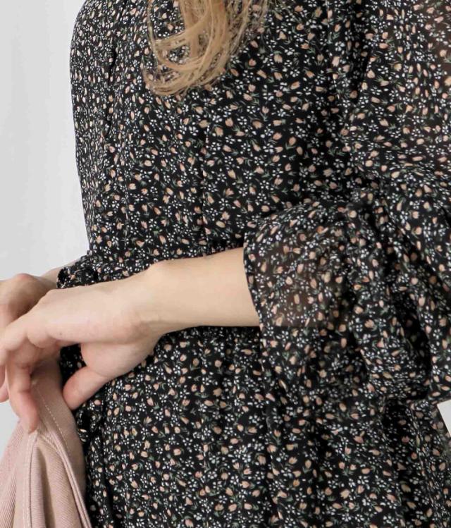 30 Off ウエストギャザーフロントボタン小花柄ワンピース アナップ チル Chille レディース ワンピース 黒 ブラック 春物 春夏 Ss の通販はau Pay マーケット Anap Au Pay マーケット店