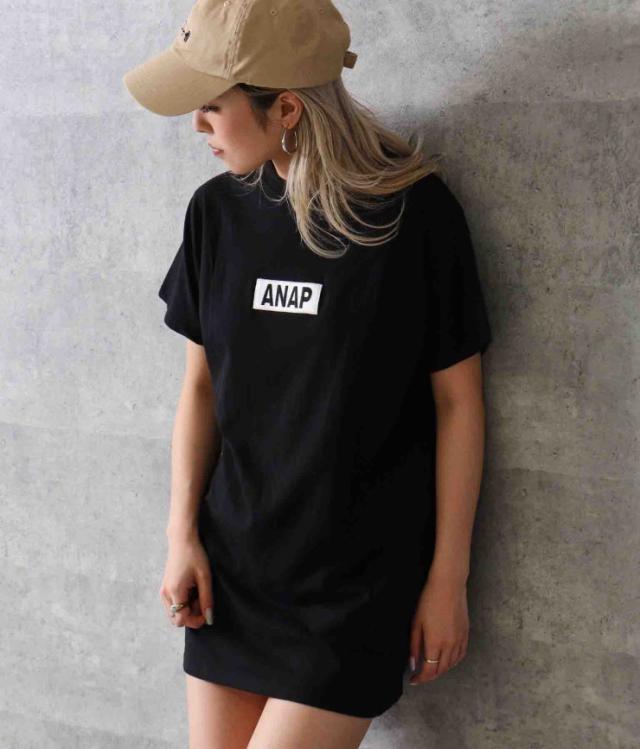 30 Off 再入荷 Anap アナップ Anapロゴ刺繍チュニック Tシャツ チュニック ティーシャツ ロゴt レディース 春夏 半袖 プリント ブの通販はau Pay マーケット Anap Au Pay マーケット店
