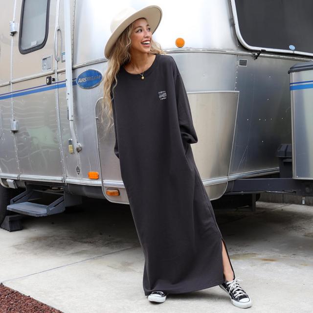 Off Anap Mimpi アナップミンピ 刺繍スウェットマキシワンピース ワンピース ワンピ ロングワンピース ロングワンピ マキシワンピの通販はau Pay マーケット Anap Au Pay マーケット店