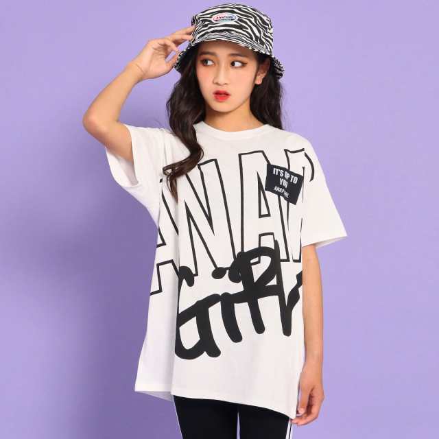 30 Off Anap Girl アナップガール ビッグロゴtシャツ ガール 春夏 トップス Tシャツ 中学生 ファッション ティーンズ 韓国 ブラック の通販はau Pay マーケット Anap Au Pay マーケット店