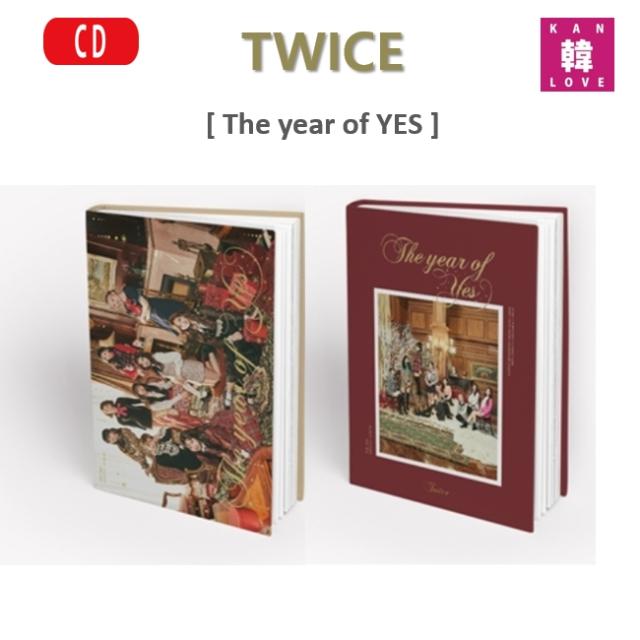 TWICE CD アルバム「The year of YES」バージョンランダム CD/おまけ：生写真+トレカ(8809440338542-1)