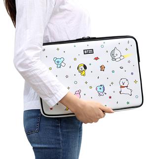 BTS 公式グッズ☆BT21 LAPTOP ポーチ 13インチ☆バンタン POUCH/おまけ