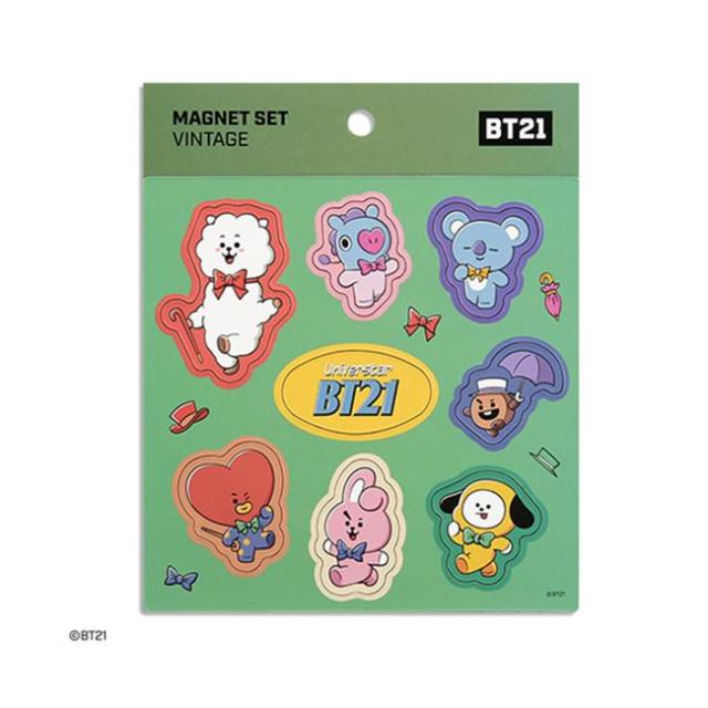 BTS公式グッズ☆BT21マグネットセット☆防弾少年団バンタンMAGNET SET 