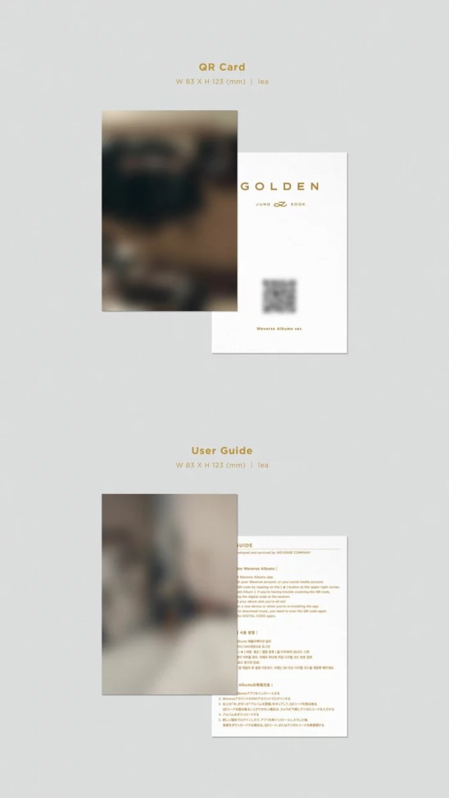 JUNGKOOK 1st ALBUM GOLDEN (Weverse Albums ver.) アルバム 