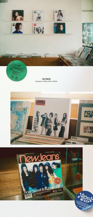 NewJeans [How Sweet] CD1(選択可能)+Weverse1(ランダム) CD アルバム