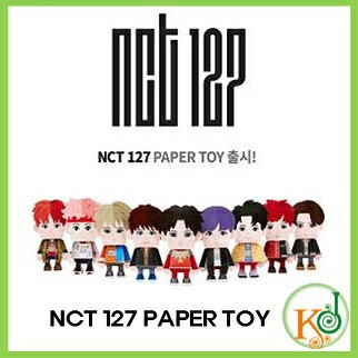 NCT127 PAPER TOY（メンバー選択）エンシティ127 ペーパートイ 公式 