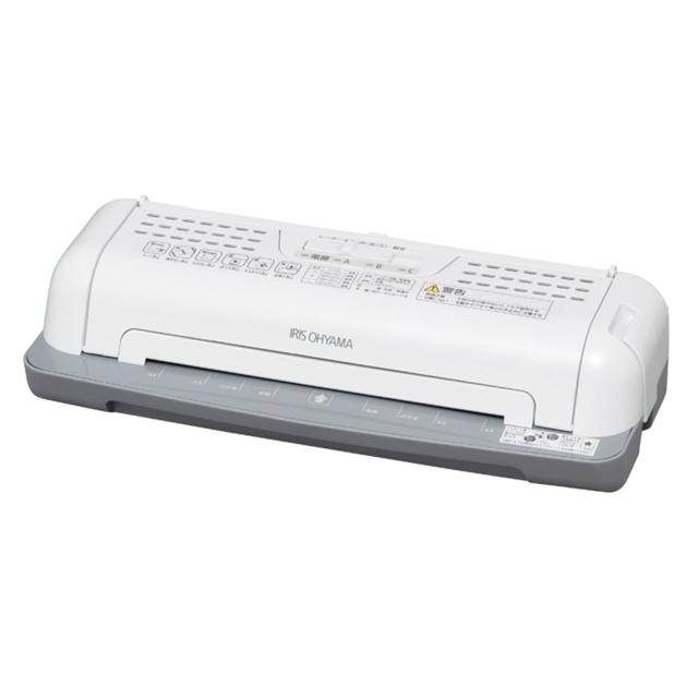 省スペース ラミネーター LTA42W (ホワイト/グレー) 1台 アイリスオーヤマ