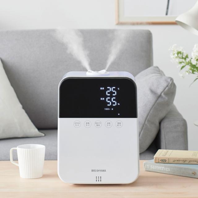 ハイブリッド式加湿器 HDK-35-W (ホワイト) 1台 アイリスオーヤマ