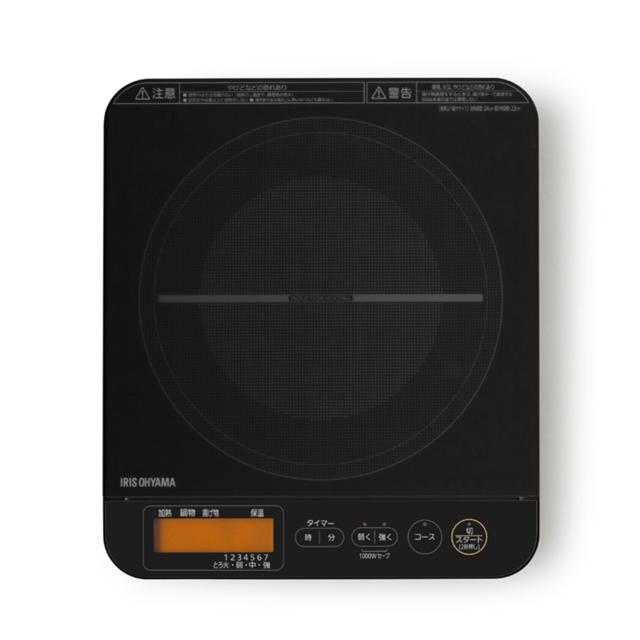 IHコンロ 1400Ｗ 液晶付き IHC-T71-B (ブラック) アイリスオーヤマ 卓上IH調理器_1