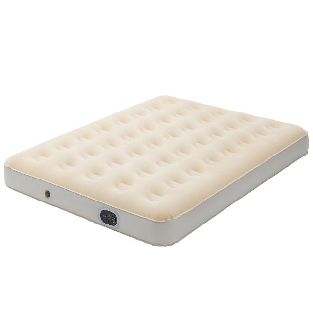 電動エアーベッド ダブル EAB-D 1個 アイボリー アイリスオーヤマ