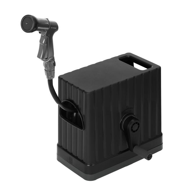 フルカバーホースリールEX 15Ｍ FHEXNー15 ダークグレー/ブラック 294646 1台 アイリスオーヤマ 4,983円