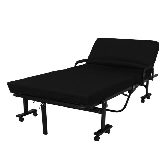 折りたたみベッド OTBSS-KRH ブラック 105642 1台 アイリスオーヤマの通販は