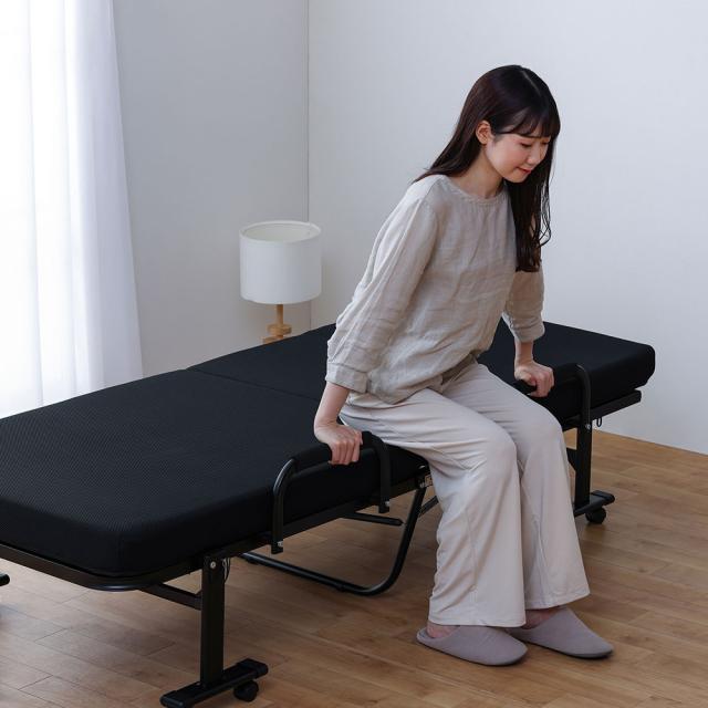 折りたたみベッド ブラック　KRH 引き取り限定 折りたたみベッド ブラックKRH 引き取り限定