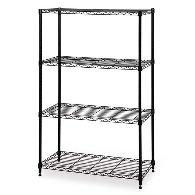 カラーメタルラック 幅75cm CMM-75124(ブラック) 1台 アイリスオーヤマ