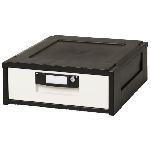 オフィスチェスト HG HG-151 (ブラック) 1台 アイリスオーヤマ 事務収納 小物収納 ファイル収納 オフィス収納