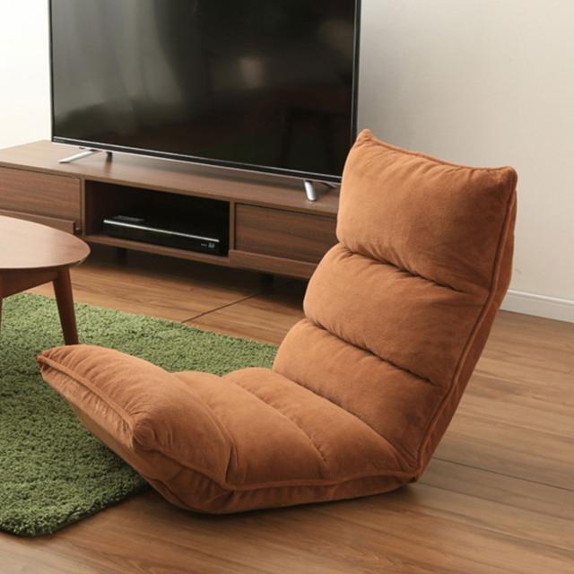 フロアチェア 低反発 ZCR-2 (ブラウン) 1台 アイリスオーヤマの通販は