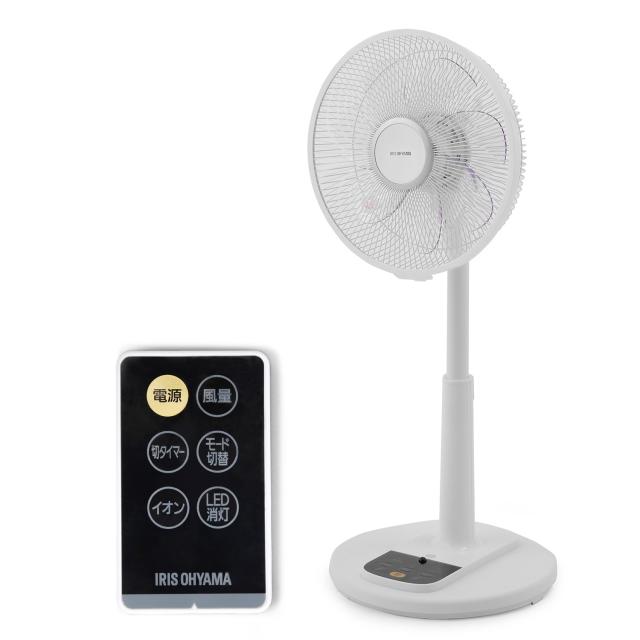 リモコン式 リビング扇 LFA-306-W (ホワイト) 1台 アイリスオーヤマ 扇風機