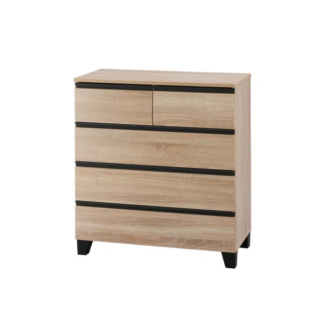 ウッドチェスト 脚付き WCHL-790(ライトナチュラル) 1台 アイリスオーヤマ 木製 4段