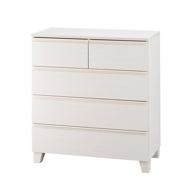 ウッドチェスト 脚付き WCHL-790(オフホワイト) 1台 アイリスオーヤマ 木製 4段