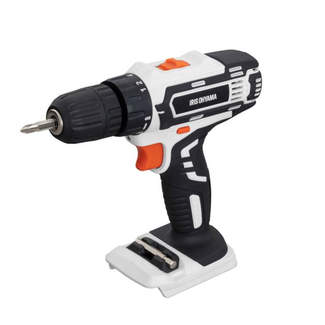 充電式 ドライバドリル 18V JCD25-Z (ホワイト) 1台 アイリスオーヤマの通販は 8,349円