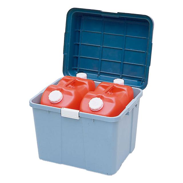 収納ボックス ワイドストッカー 60L グリーン/グレー WY-540(幅54.5cm) 6台セット アイリスオーヤマ 屋外 屋内 大容量
