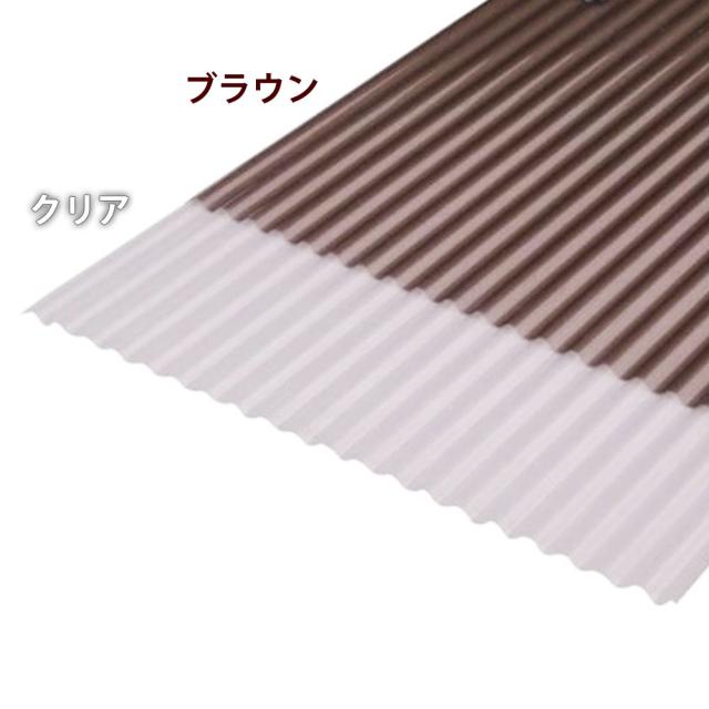 【10個セット】ポリカ波板 エンボス加工 板厚0.7mm クリア NIPC-1007NE(長さ303cm) アイリスオーヤマ 透明 光遮断 屋根材 壁材