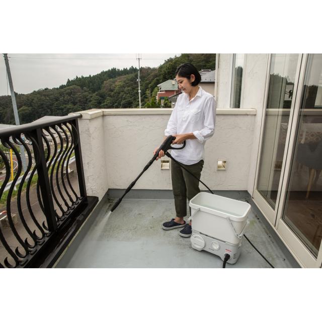 タンク式 高圧洗浄機 コードレスタイプ 77.7 L SDT-L01N(ホワイト) 1台
