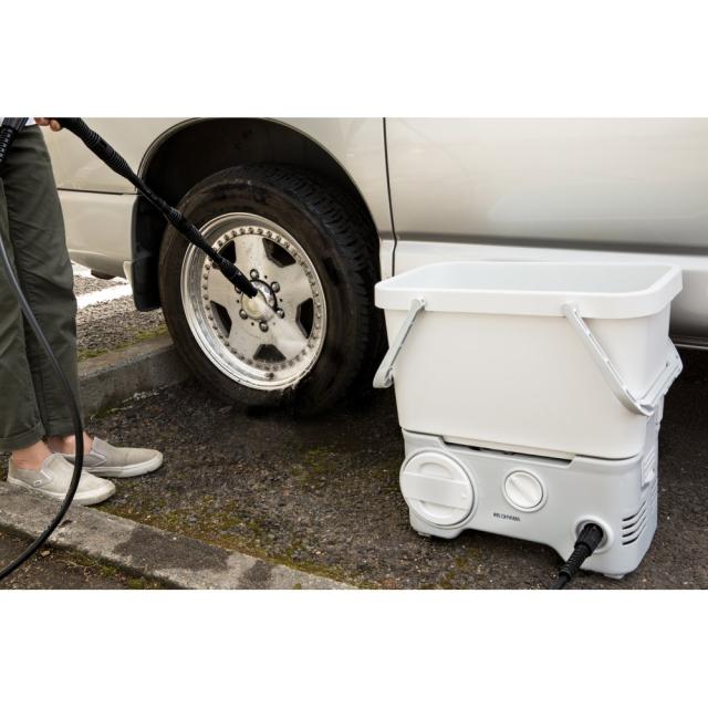 タンク式 高圧洗浄機 コードレスタイプ 77.7 L SDT-L01N(ホワイト) 1台 アイリスオーヤマ 温水可能 油汚れ タンク式 高圧洗浄機 コードレスタイプ 77.7 L SDT-L01N(ホワイト) 1台