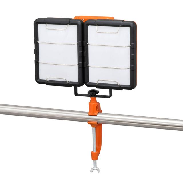 ワークライト LED クランプライト 投光器 AC式 防雨 作業灯 7500lm LWT-7500C-WP 1個 アイリスオーヤマ 可動式ワイドパネル 防水 防塵