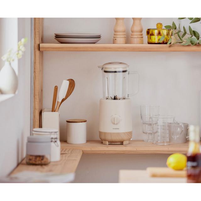 ミキサー 1000ml 氷対応 アイボリー IJM-S101-C 1台 アイリスオーヤマ