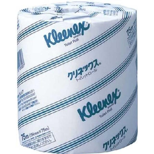 クリネックス トイレットティシュー 10820（75M・シングル）80個 医療 看護 クリニック 病院 日本製紙クレシアの通販は