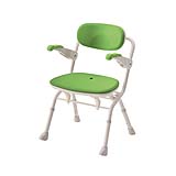 楽らく開閉シャワーベンチS 536-082（グリーン） 24-8702-02 松吉医療総合カタログ｜マツヨシ