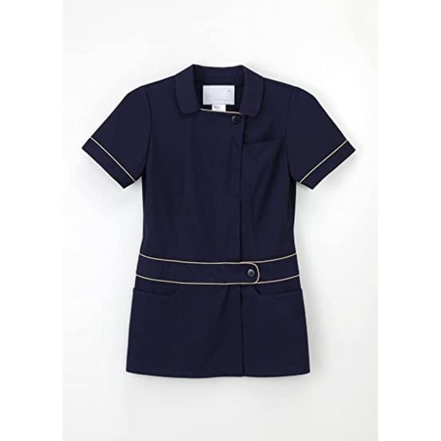 女子チュニック LH-6252（M） ナガイレーベン ネイビー 病院 医療 看護 クリニック