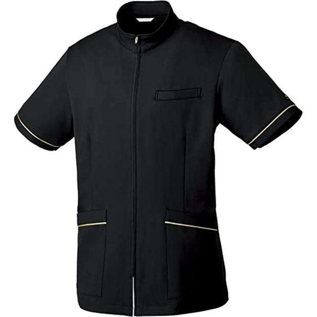 ジャケット（男性用） MK-0024-C-10（ブラック） MICHEL KLEIN ミッシェルクラン Ｍ 病院 医療 看護 クリニック