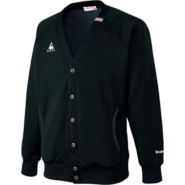 ルコック 裏パイルカーディガン UZL6021-3（ブラック） le coq sportif ルコック ＬＬ 病院 医療 看護 クリニック