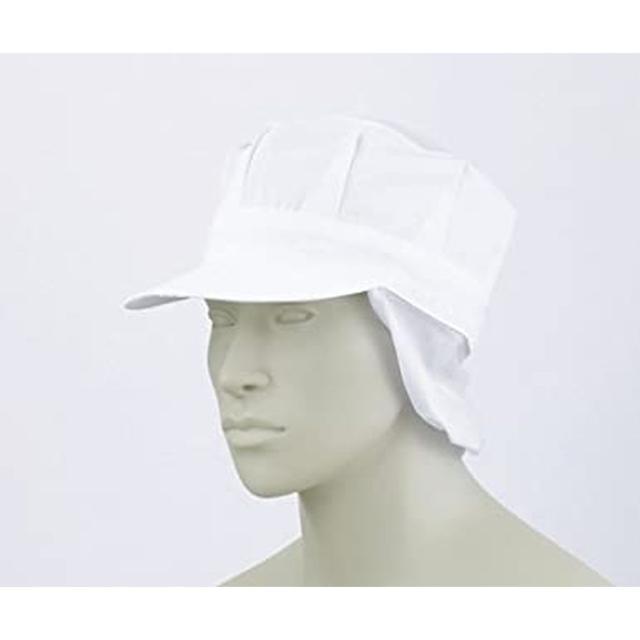 天メッシュ八角帽子たれ付兼用 9-1061（シロ） 住商モンブラン ＬＬ 病院 医療 看護 クリニック