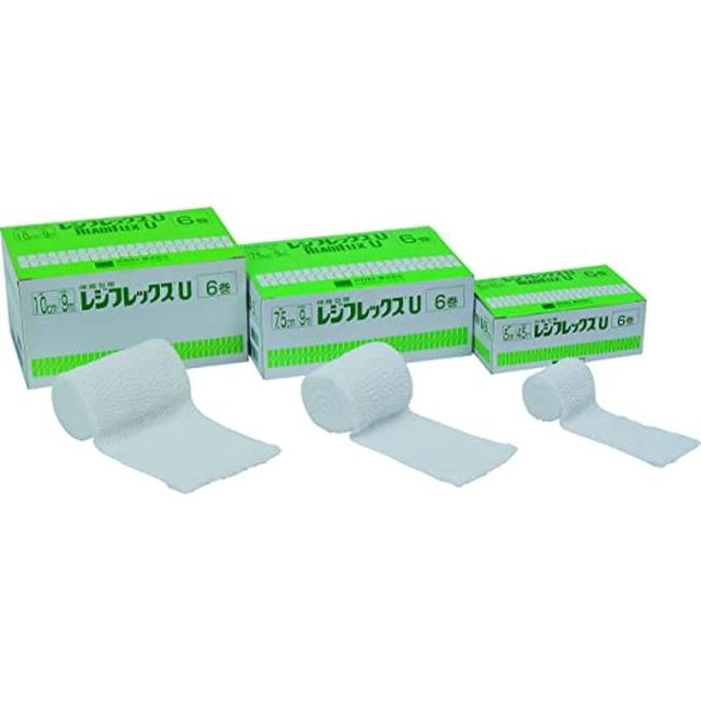 レジフレックスＵ（伸縮包帯） GN413（10CMX9M）6入り オカモト(Okamoto) 【×5セット】病院 医療 看護 クリニック