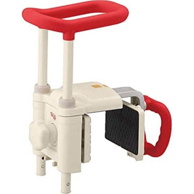 高さ調節付浴槽手すりＵＳＴ—２００Ｎ 536-614（レッド） 医療 看護 クリニック 病院 安寿