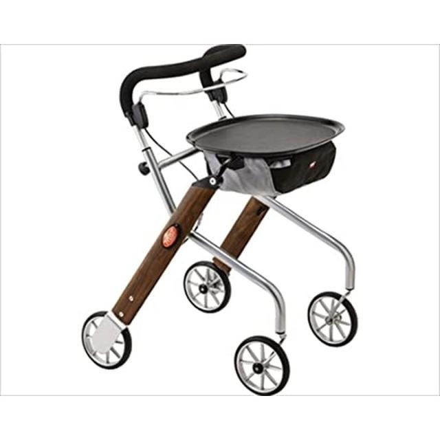 室内専用歩行車 レッツゴーミニ 117504（ウォールナット） 医療 看護 クリニック 病院 竹虎ヒューマンケア